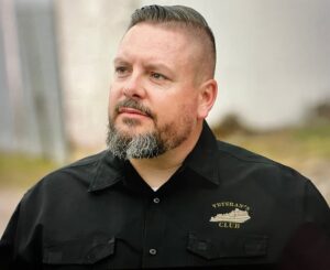 Kentucky Army combat veteran Jeremy Harrell founded Veteran’s Club, based in the Louisville area, and advocates for mental health through a variety of organizations.